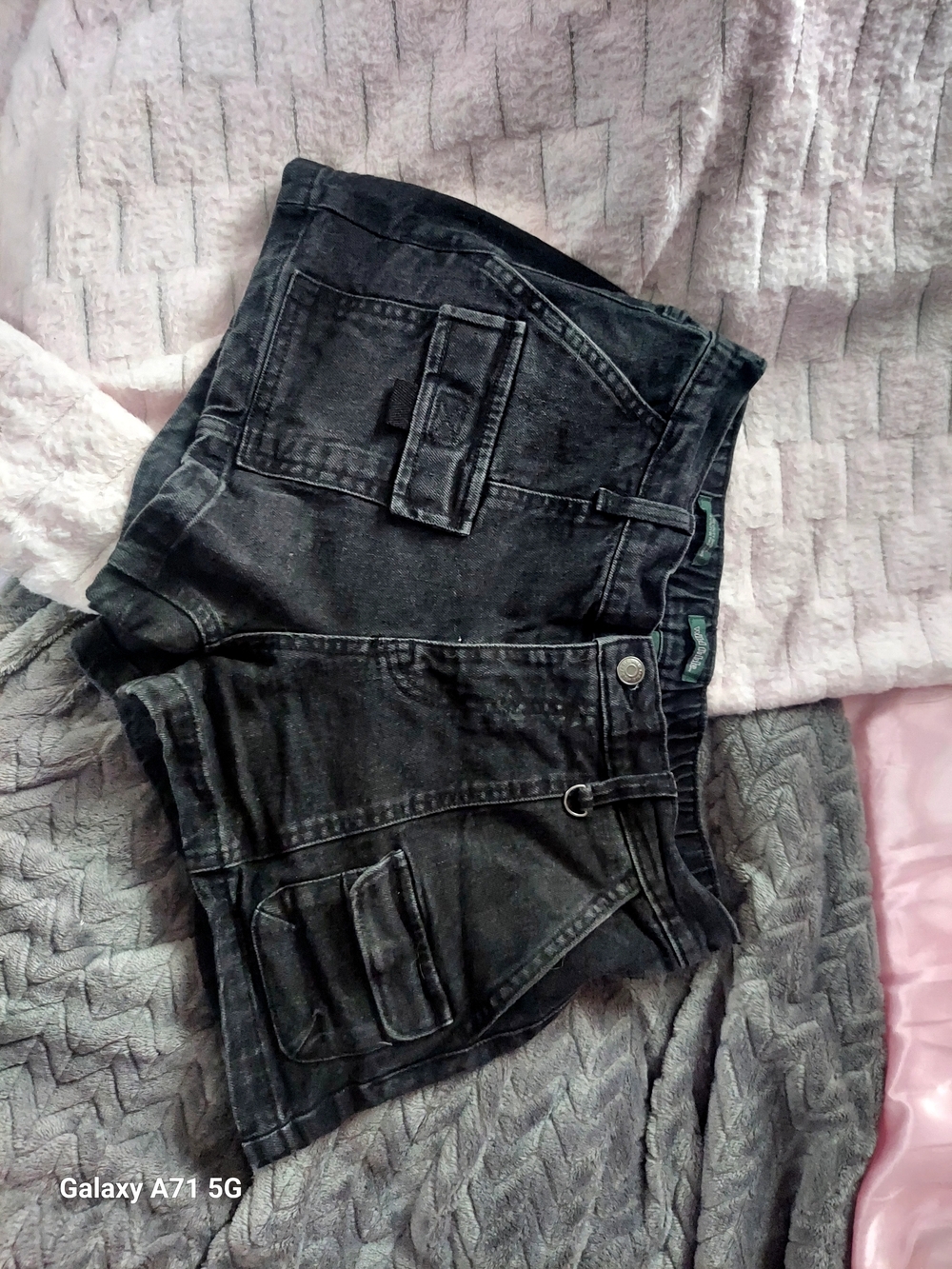 wild fable black denim shorts